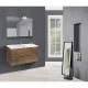 Купить Тумба с раковиной дуб винтаж 90 см Vincea Mia VMC-2MA900VO + VCB-3M900W в магазине сантехники Santeh-Crystal.ru
