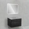 Комплект мебели черное дерево 79,4 см Vincea Vico VMC-2V800CN + VCB-2VP800G + VLM-3MA800