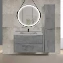 Комплект мебели бетон 79,4 см Vincea Paola VMC-2P800BT + VCB-2VP800G + VLM-2N700+