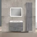 Комплект мебели бетон 79,4 см Vincea Paola VMC-2P800BT + VCB-2VP800W + VLM-2A800