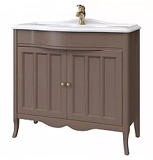 Тумба шоколад матовый 89 см Caprigo Marsel 33813-TP809