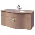 Тумба капучино глянец 85 см Caprigo Nokturn 1313-TP019