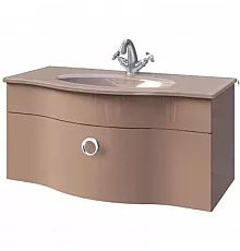 Тумба капучино глянец 85 см Caprigo Nokturn 1313-TP019