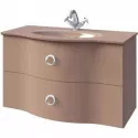 Тумба капучино глянец 85 см Caprigo Nokturn 1319-TP019
