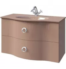 Тумба капучино глянец 85 см Caprigo Nokturn 1319-TP019