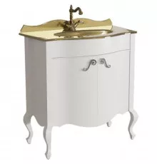 Тумба белый матовый 80,6 см Caprigo Bourget 11023-B016