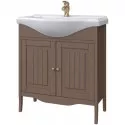 Тумба шоколад матовый 76,6 см Caprigo Genova 34411-TP809