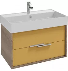 Тумба дуб табак/императорский желтый глянец 79,9 см Jacob Delafon Vivienne EB1507-E52-G1N