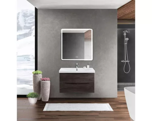 Купить Тумба Rovere Nature Grigio 76,2 см BelBagno Marino MARINO-CER-800-2C-SO-RNG-P в магазине сантехники Santeh-Crystal.ru