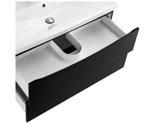 Заказать Тумба Nero Lucido 76,2 см BelBagno Marino MARINO-CER-800-2C-SO-NL-P в магазине сантехники Santeh-Crystal.ru