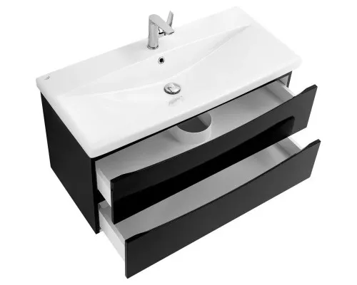 Заказать Тумба Nero Lucido 76,2 см BelBagno Marino MARINO-CER-800-2C-SO-NL-P в магазине сантехники Santeh-Crystal.ru