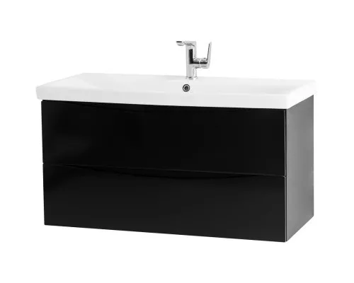 Заказать Тумба Nero Lucido 76,2 см BelBagno Marino MARINO-CER-800-2C-SO-NL-P в магазине сантехники Santeh-Crystal.ru