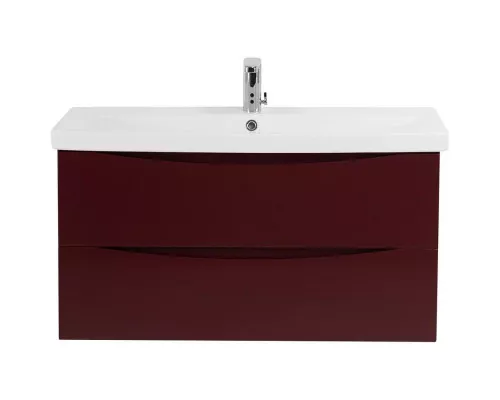 Купить Тумба Bordo Lucido 76,2 см BelBagno Marino MARINO-CER-800-2C-SO-BRDL-P в магазине сантехники Santeh-Crystal.ru