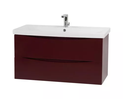 Купить Тумба Bordo Lucido 76,2 см BelBagno Marino MARINO-CER-800-2C-SO-BRDL-P в магазине сантехники Santeh-Crystal.ru