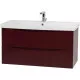 Купить Тумба Bordo Lucido 76,2 см BelBagno Marino MARINO-CER-800-2C-SO-BRDL-P в магазине сантехники Santeh-Crystal.ru