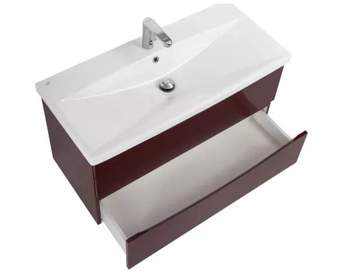 Купить Тумба Bordo Lucido 76,2 см BelBagno Marino MARINO-CER-800-2C-SO-BRDL-P в магазине сантехники Santeh-Crystal.ru