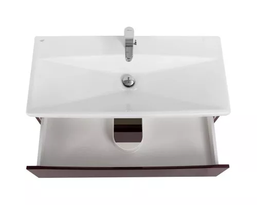 Купить Тумба Bordo Lucido 76,2 см BelBagno Marino MARINO-CER-800-2C-SO-BRDL-P в магазине сантехники Santeh-Crystal.ru