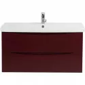 Тумба Bordo Lucido 86,8 см BelBagno Marino MARINO-CER-900-2C-SO-BRDL-P