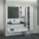 Купить Тумба с раковиной дуб белый 120 см Comforty Прага 00004136269 в магазине сантехники Santeh-Crystal.ru