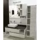 Купить Тумба с раковиной дуб белый 120 см Comforty Прага 00004136269 в магазине сантехники Santeh-Crystal.ru
