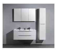 Тумба с раковиной белый глянец 120 см BelBagno Ancona-N ANCONA-N-1200-2C-SO-2-BL + EA-1200-2-LVB