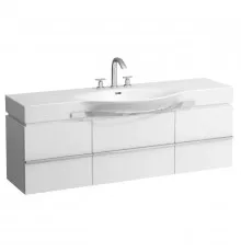 Тумба белый матовый 149,3 см 1 ящик, 2 дверцы Laufen Case 4.0135.1.075.463.1