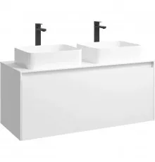 Тумба белый глянец 120 см Aqwella 5 Stars Mobi MOB0112W/ MOB0712W/ T