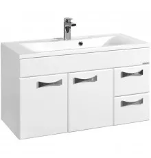 Тумба белый глянец 99,8 см Акватон Диор 1A167701DR010