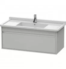 Тумба бетонно-серый матовый 100 см Duravit Ketho KT666500707