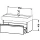 Приобрести Тумба темный орех 95 см Duravit Ketho KT668802121 в магазине сантехники Santeh-Crystal.ru