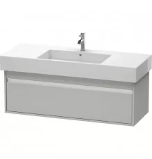 Тумба бетонно-серый матовый 120 см Duravit Ketho KT669200707