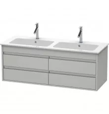 Тумба бетонно-серый матовый 127 см Duravit Ketho KT643300707