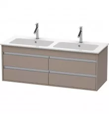 Тумба базальт матовый 127 см Duravit Ketho KT643304343