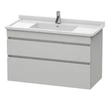 Тумба бетонно-серый матовый 100 см Duravit DuraStyle DS648900707