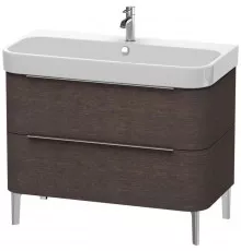 Тумба дуб темный брашированный 97,5 см Duravit Happy D.2 H2637407272