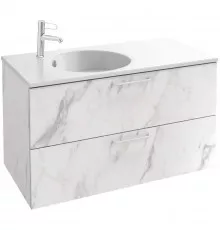 Тумба белый мрамор 100 см Jacob Delafon Odeon Rive Gauche EB2524-R6-NR4