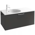 Тумба серый антрацит 100 см Jacob Delafon Odeon Rive Gauche EB2514-R6-N14