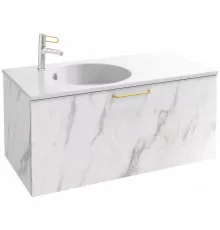 Тумба белый мрамор 100 см Jacob Delafon Odeon Rive Gauche EB2514-R8-NR4