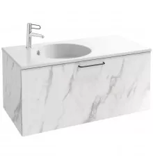 Тумба белый мрамор 100 см Jacob Delafon Odeon Rive Gauche EB2514-R9-NR4