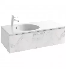 Тумба белый мрамор 100 см Jacob Delafon Odeon Rive Gauche EB2516-R5-NR4