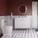 Купить Тумба с раковиной белый матовый 100,3 см IDDIS Oxford OXF10W1i95K в магазине сантехники Santeh-Crystal.ru