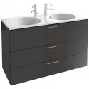 Тумба серый антрацит 120 см Jacob Delafon Odeon Rive Gauche EB2535-R7-N14