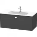 Тумба графит матовый 102 см Duravit Brioso BR400301049 Тумба графит матовый 102 см Duravit Brioso BR400301049