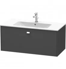 Тумба графит матовый 102 см Duravit Brioso BR400301049