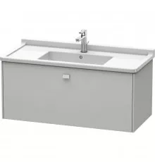Тумба бетонно-серый матовый 102 см Duravit Brioso BR404300707