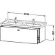 Приобрести Тумба темный орех 122 см Duravit Brioso BR404401021 в магазине сантехники Santeh-Crystal.ru