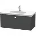 Тумба графит матовый 102 см Duravit Brioso BR404701049 Тумба графит матовый 102 см Duravit Brioso BR404701049