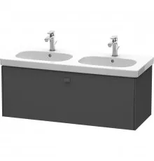 Тумба графит матовый 117 см Duravit Brioso BR404804949