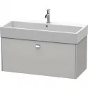 Тумба бетонно-серый матовый 98,4 см Duravit Brioso BR405601007