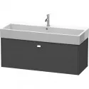 Тумба графит матовый 118,4 см Duravit Brioso BR405701049 Тумба графит матовый 118,4 см Duravit Brioso BR405701049